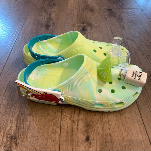 Size 11 / 13W  Crocs x MARGARITAVILLE BEACH CLASSIC CLOG [ 207369-3u4 ] Limited - Picture 2 of 8